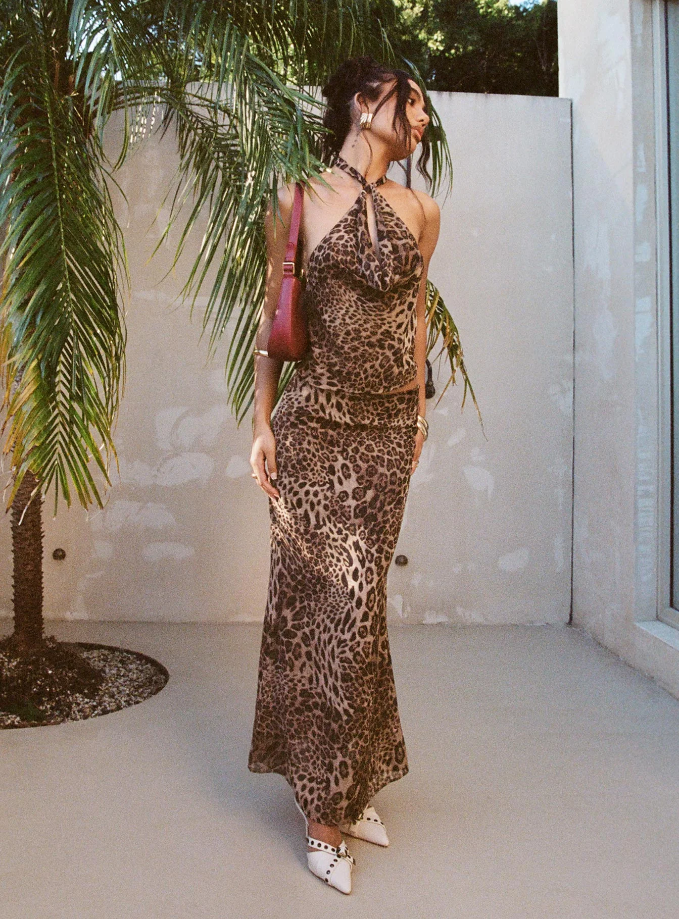 Maxi Skirt Leopard Petite